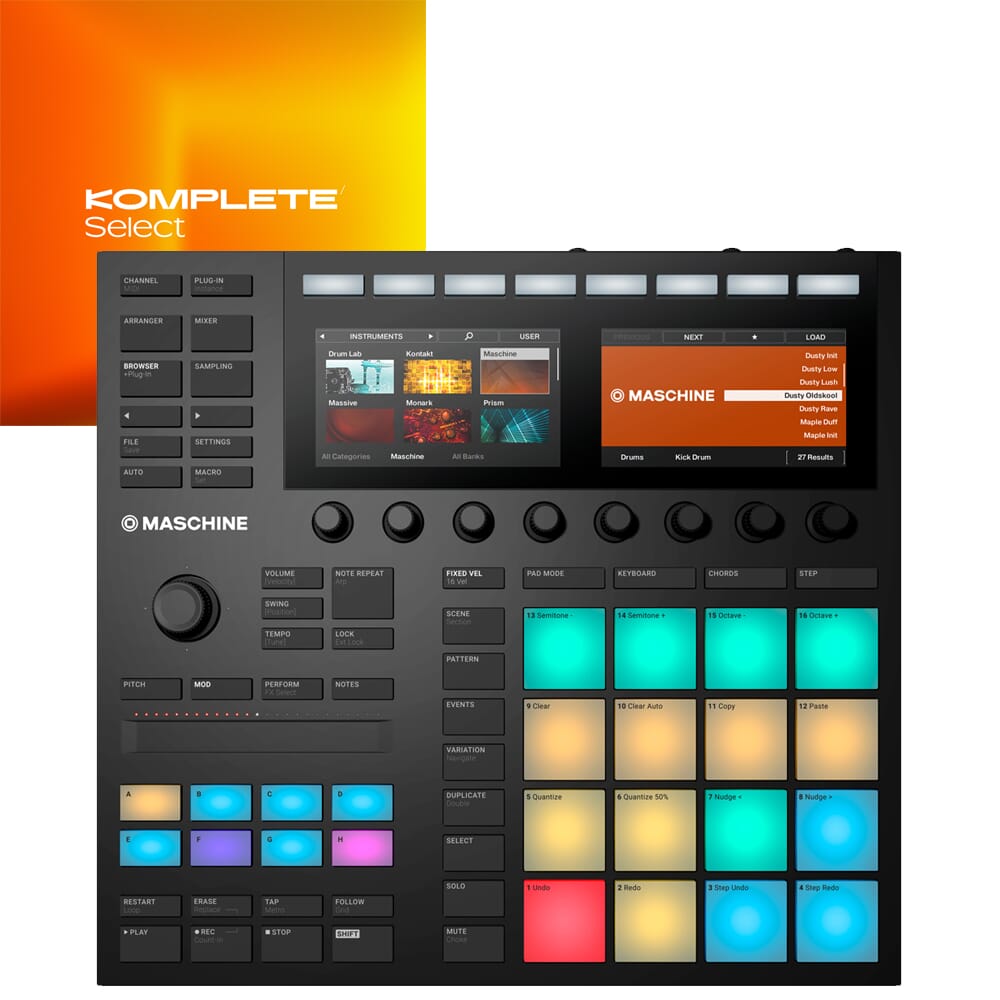 Native Instruments Maschine MK3 + Komplete 15 Software | Groovebox