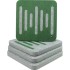EQ Acoustics 'ColourPanel R5 3D' Sea Green On Marle Grey Acoustic Tiles x4