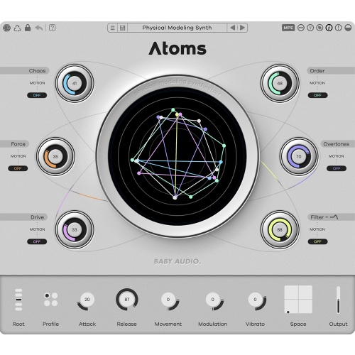 Baby Audio Atoms, Physical Modeling Synthesizer, Software Download