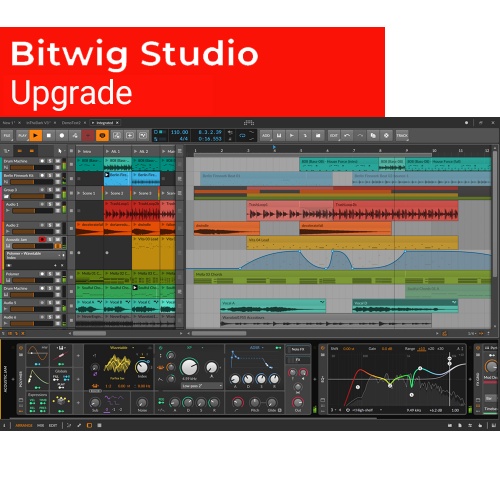 Bitwig Studio UPGRADE From Essentials/16 Track, Software Download