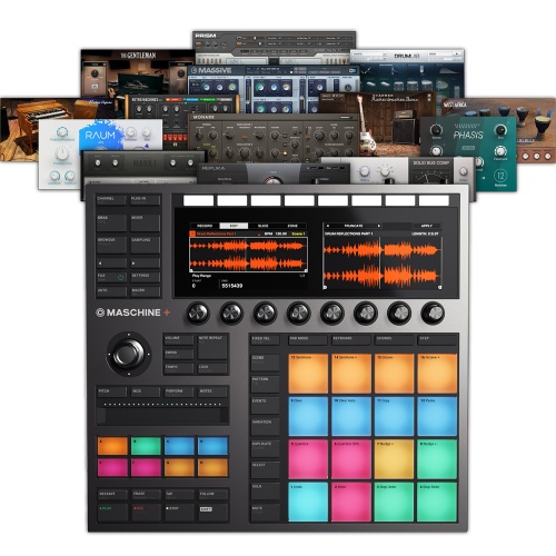 Native Instruments Maschine Plus + Komplete 14 Select (Certified Refurbished)  (Inc. 9 FREE Expansions Until April 30th)