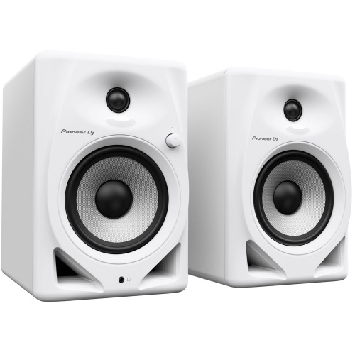 Pioneer DJ DM-50D-W White, 5" Active Monitors for DJ'ing or Production