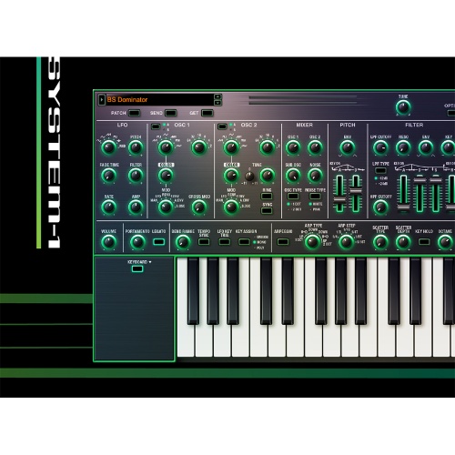 Roland Cloud System-1 Synthesizer, Plugin Instrument, Software Download