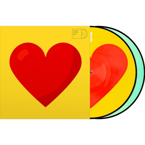 Serato Emoji Series Control Vinyl 'Heart/Donut' Pair (B-Stock)