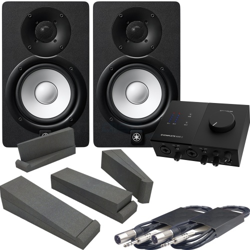 Yamaha HS7 Black (Pair) + Native Instruments Audio 2, Pads & Leads