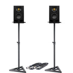 Adam Audio A4V Active Studio Monitors + Stands + Leads Bundle