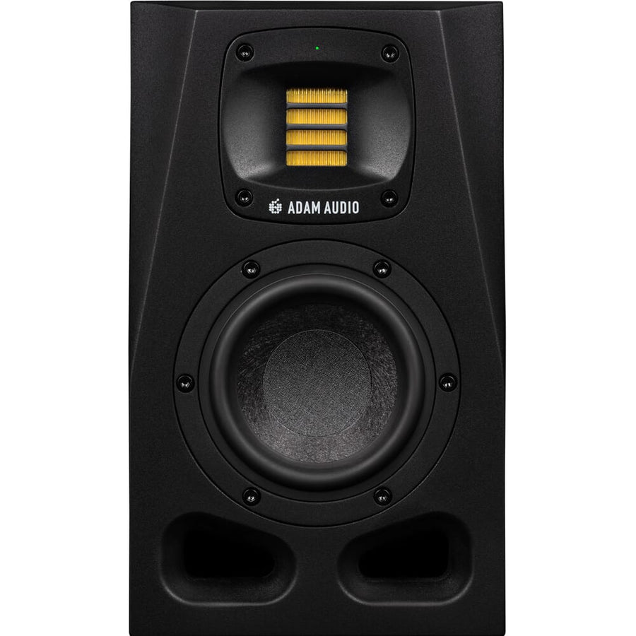 Adam Audio A4V Active Studio Monitors + Stands + Leads Bundle
