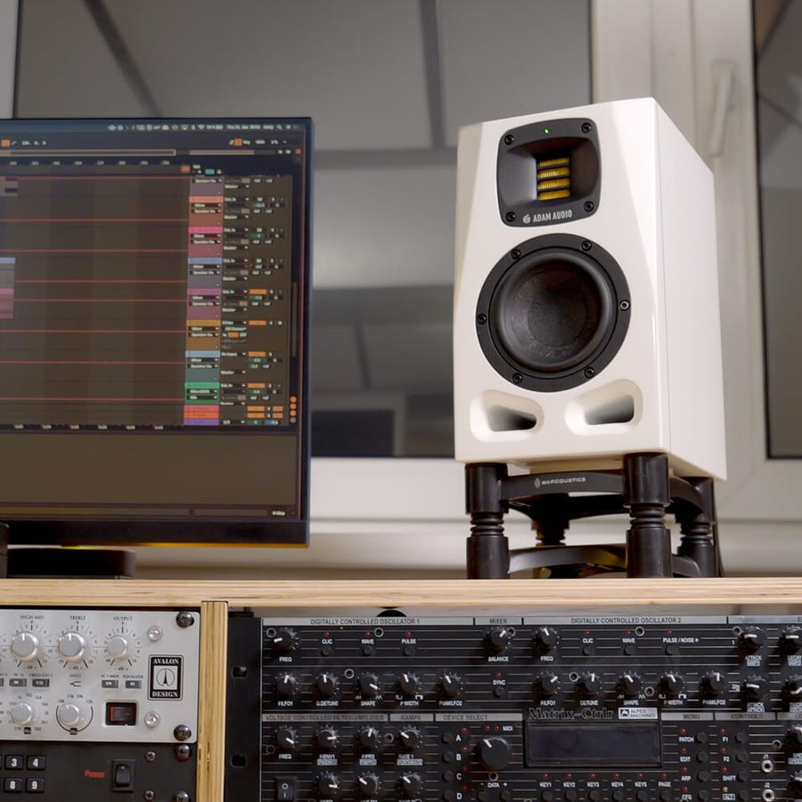 Adam Audio A4V White Active Studio Monitor (Single)