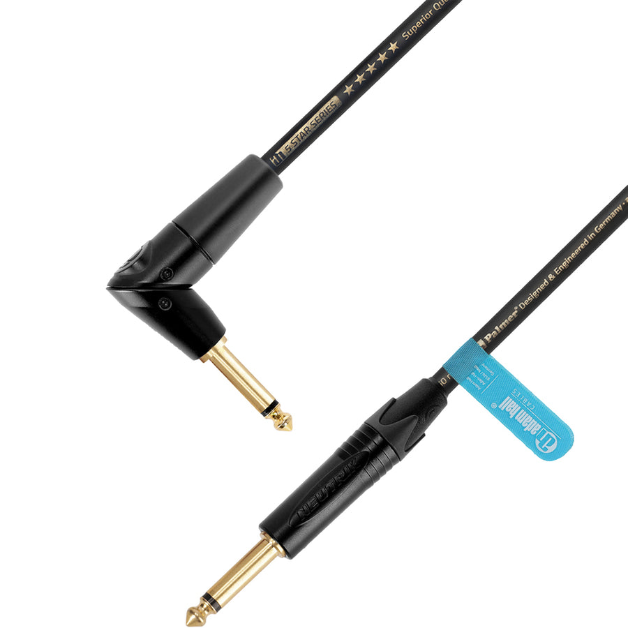 Adam Hall FLIPJACK® Instrument Cable, Straight and Angled Jack (Length of Your Choice)