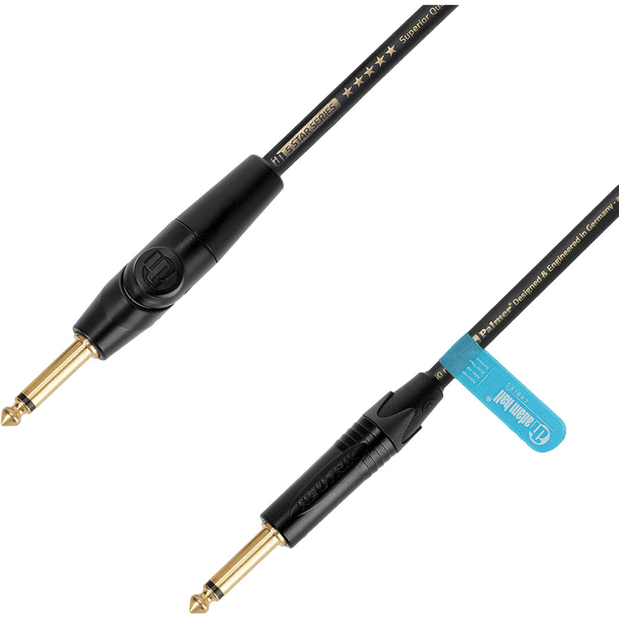 Adam Hall FLIPJACK® Instrument Cable, Straight and Angled Jack (Length of Your Choice)