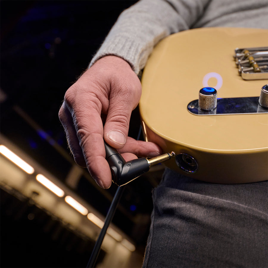 Adam Hall FLIPJACK® Instrument Cable, Straight and Angled Jack (Length of Your Choice)