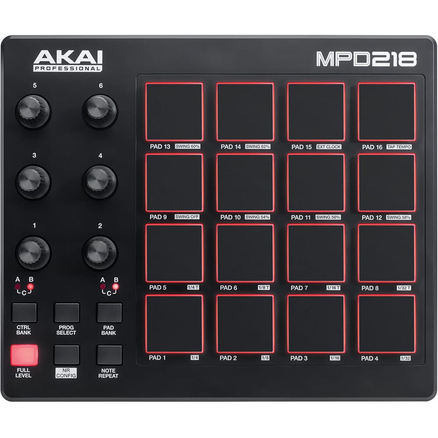 Akai Professional MPD218 USB/MIDI Pad Controller with Ableton Live Lite