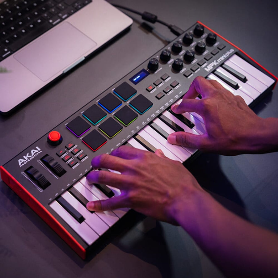 Akai Professional MPK Mini Plus, MIDI Controller Keyboard + Komplete Select