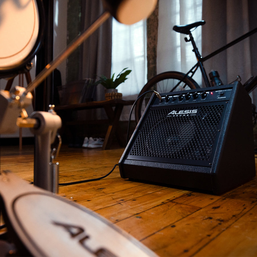 Alesis Nitro Amp Pro, 8” Compact Floor Monitor for Electronic Drums