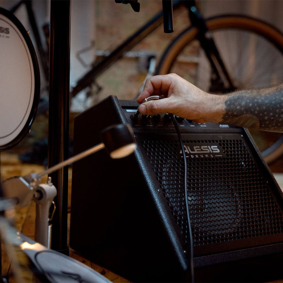 Alesis Nitro Amp Pro, 8” Compact Floor Monitor for Electronic Drums