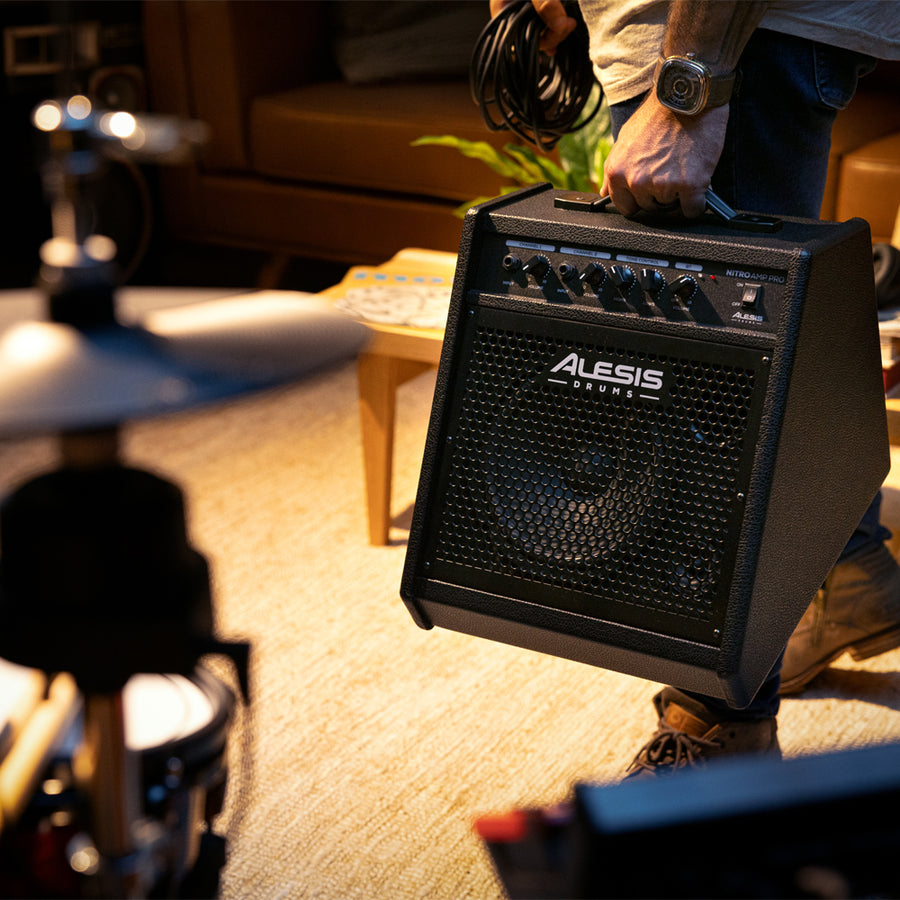Alesis Nitro Amp Pro, 8” Compact Floor Monitor for Electronic Drums