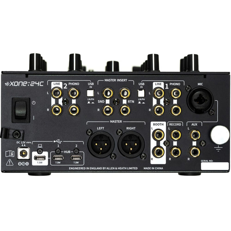 Allen & Heath Xone 24C, Analogue DJ Mixer with Soundcard