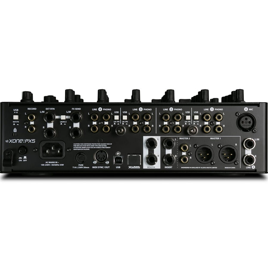 Allen & Heath Xone PX5 Analogue DJ Mixer + Soundcard & FX