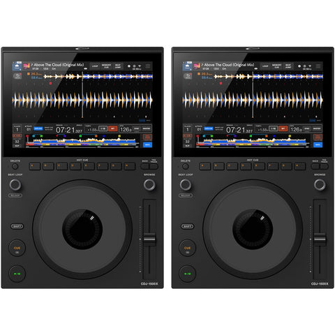 AlphaTheta CDJ-1500X Professional DJ Multi Players (Pair)