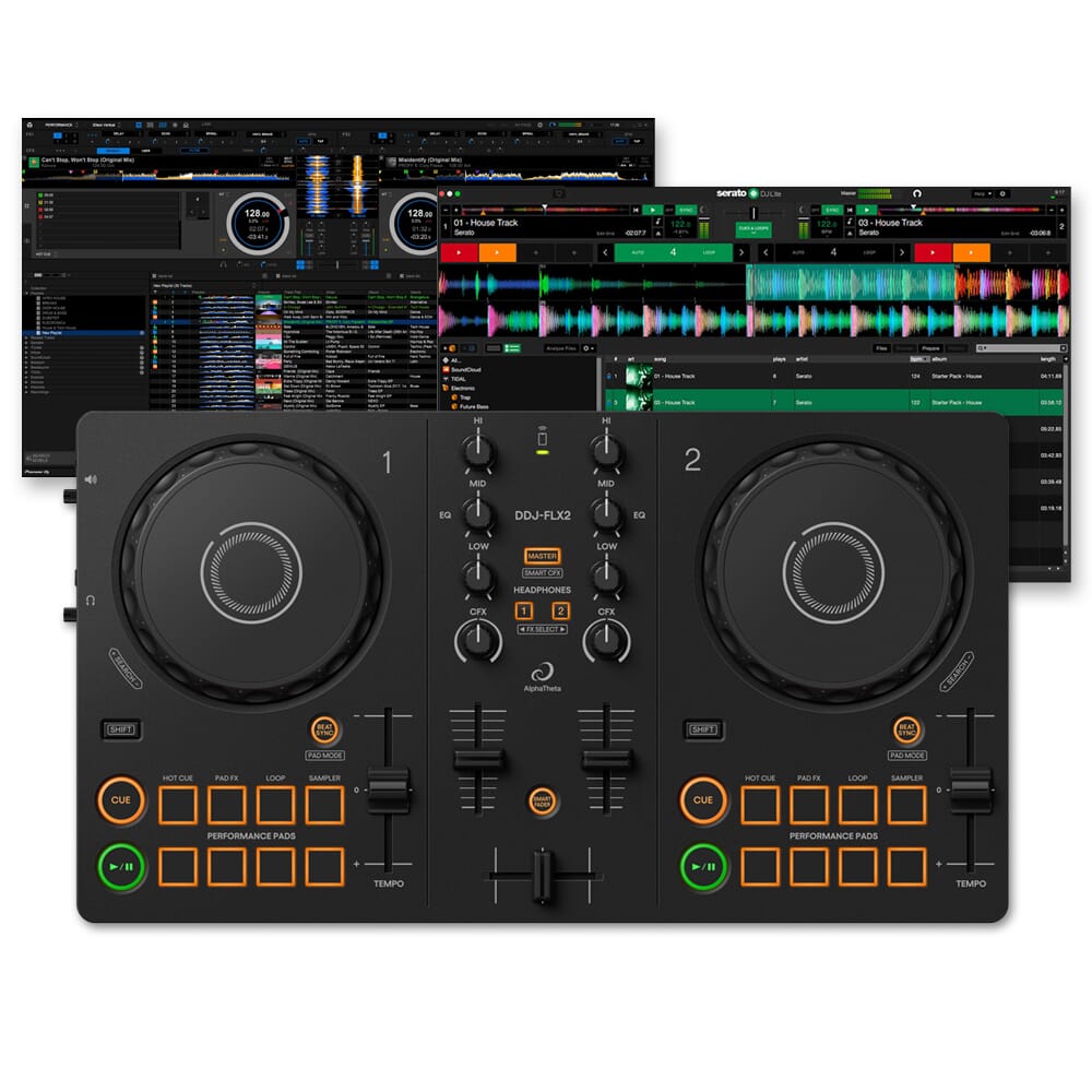 AlphaTheta DDJ-FLX2 DJ Controller - The Disc DJ Store