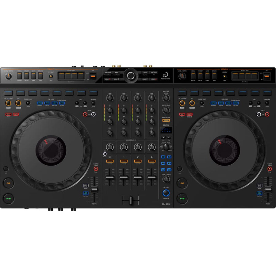 AlphaTheta DDJ-GRV6, 4-Channel Rekordbox and Serato DJ Controller