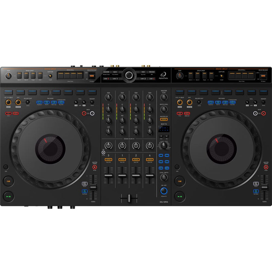 AlphaTheta DDJ-GRV6, 4-Channel Rekordbox and Serato DJ Controller