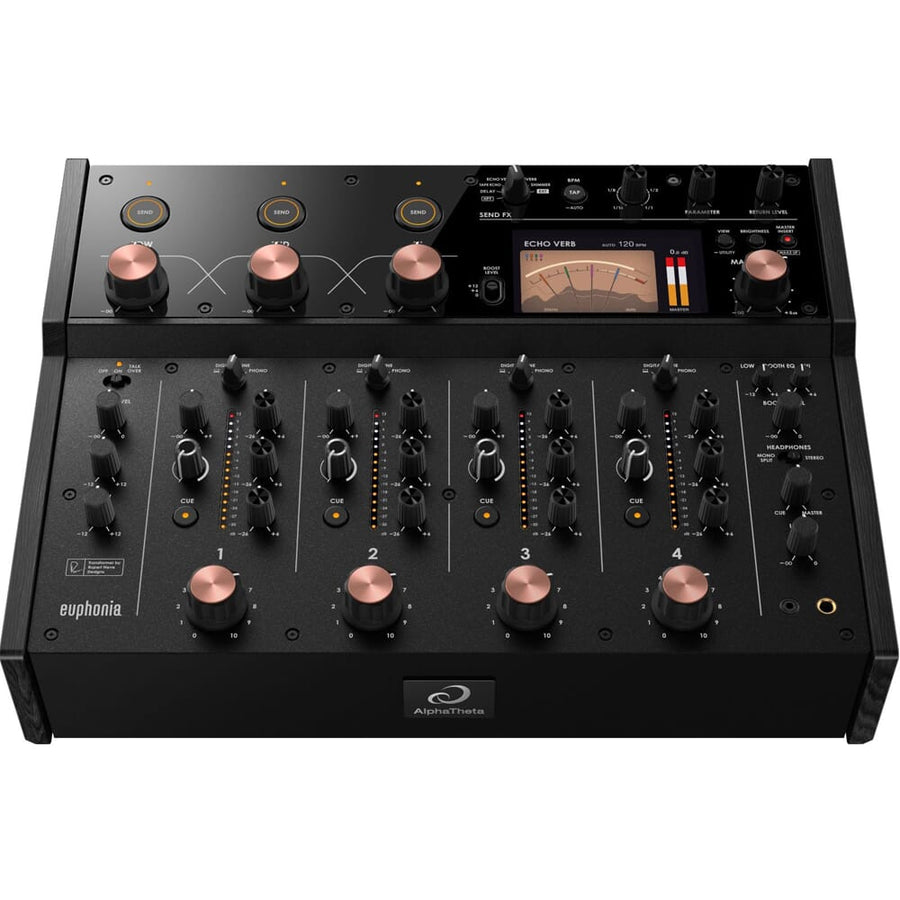 AlphaTheta Euphonia, 4-Channel Rotary DJ Mixer with Effects