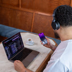 AlphaTheta HDJ-F9 Professional Wireless On-Ear DJ Headphones with SonicLink