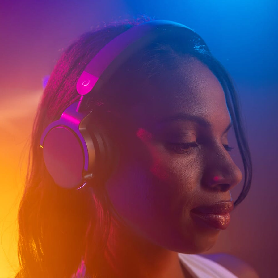 AlphaTheta HDJ-F9 Professional Wireless On-Ear DJ Headphones with SonicLink