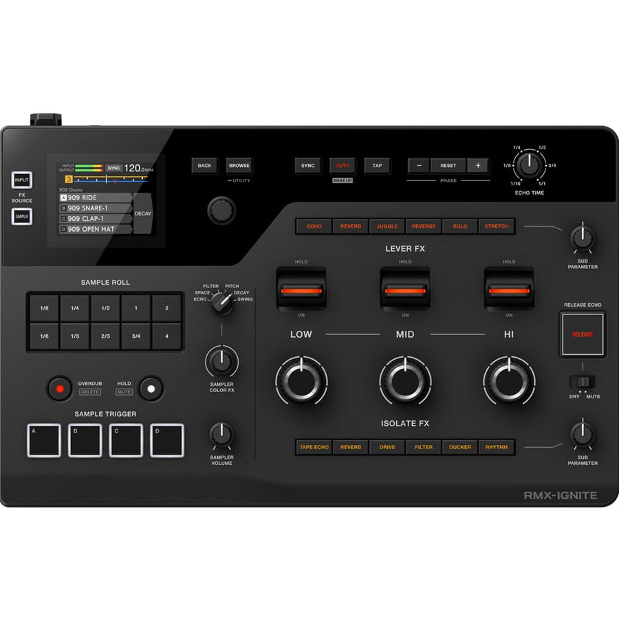 AlphaTheta RMX-IGNITE DJ Effects Unit + Official Stand Bundle Deal