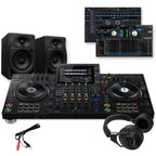 AlphaTheta XDJ-AZ Standalone DJ Controller, DM-40D Speakers + HDJ-F10 Headphones Bundle Deal