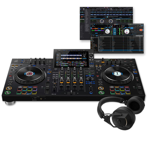 AlphaTheta XDJ-AZ Standalone DJ Controller & HDJ-F10 Wireless Headphones Bundle Deal