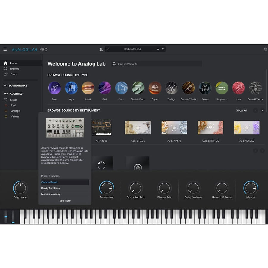 Arturia AstroLab 61, Synthesizer Keyboard