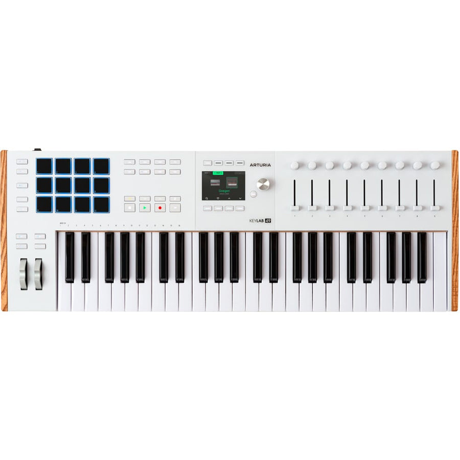 Arturia KeyLab 49 MK3 White, Midi Controller Keyboard + Komplete Select
