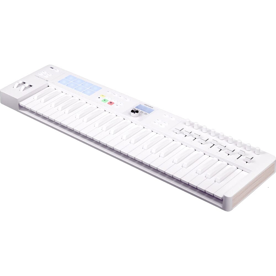 Arturia KeyLab Essential 49 MK3 Alpine White Limited Edition Midi Controller Keyboard + Komplete Select