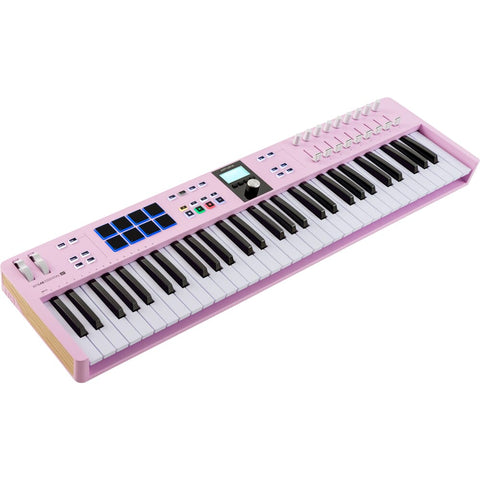 Arturia KeyLab Essential 61 MK3 Rose Quartz Midi Controller Keyboard + Komplete Select