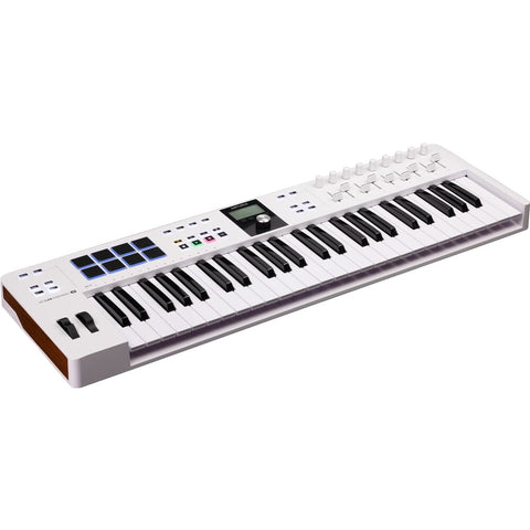 Arturia KeyLab Essential 49 MK3 White Midi Controller Keyboard + Komplete 15 Select