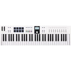 Arturia KeyLab Essential 61 MK3 White Midi Controller Keyboard + Komplete Select