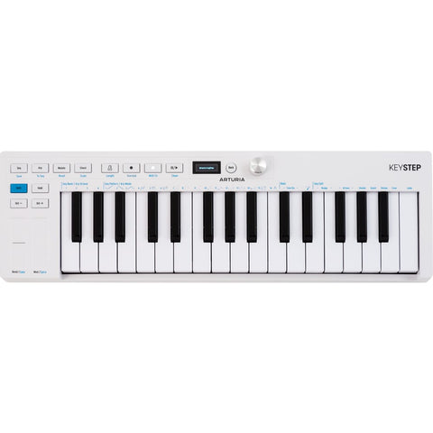 Arturia KeyStep MK2 White,  USB Keyboard with Polyphonic Step Sequencer