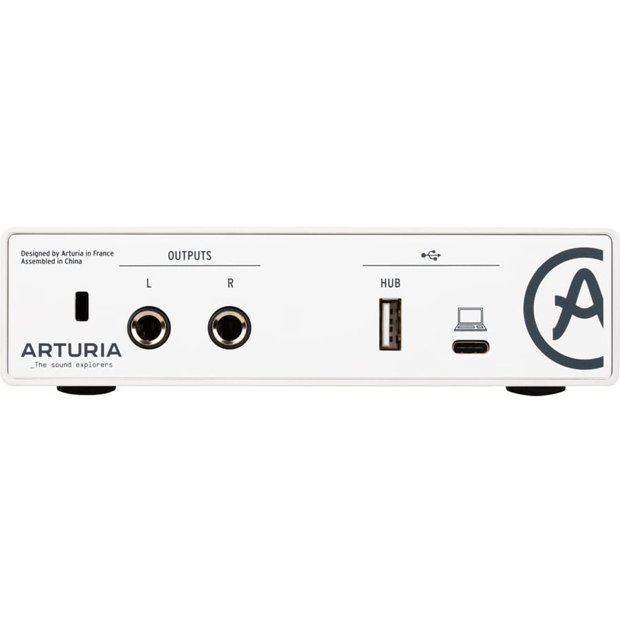 Arturia MiniFuse 1 White, USB Audio Interface & Software Bundle