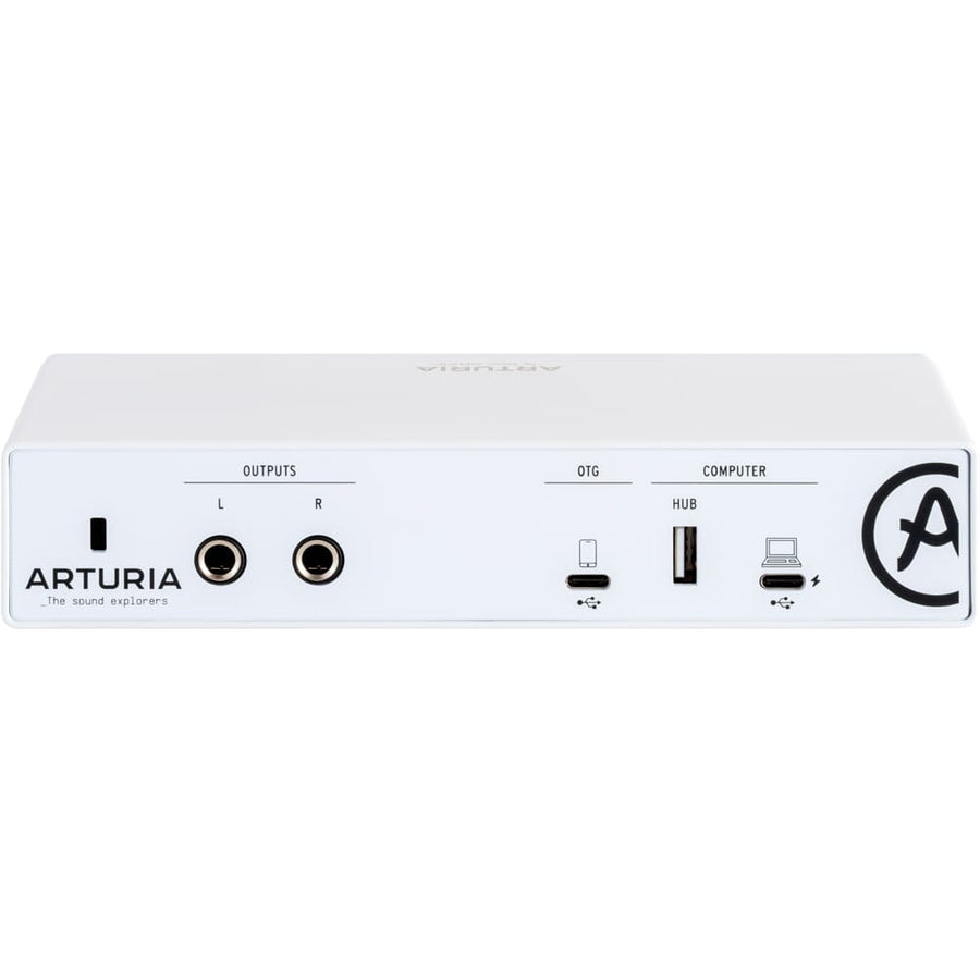Arturia MiniFuse 2 OTG White, Recording & Streaming Audio Interface + Software Bundle