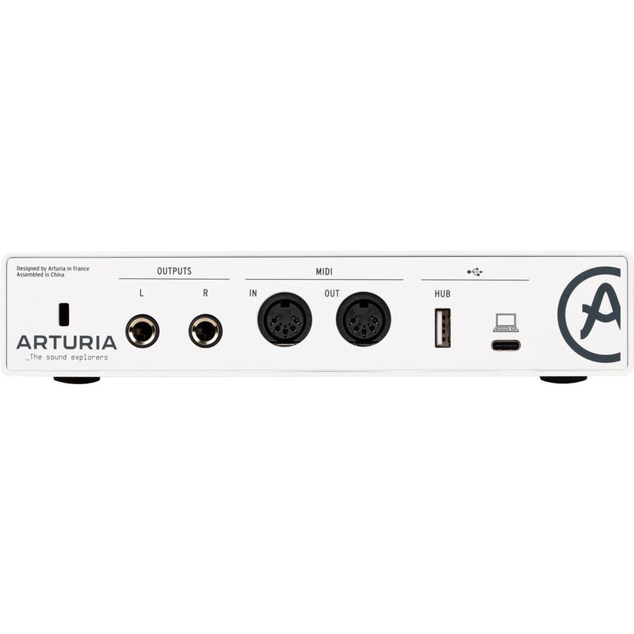 Arturia MiniFuse 2 White, USB/MIDI Audio Interface & Software Bundle