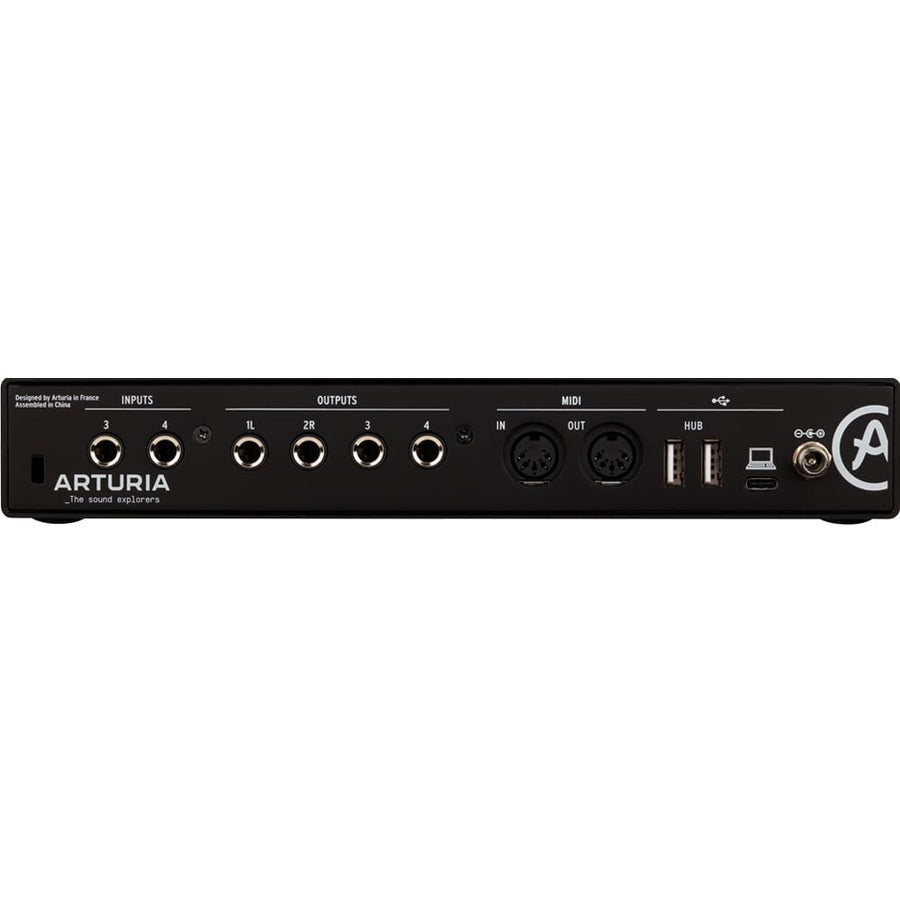 Arturia MiniFuse 4 Black, USB/MIDI Audio Interface & Software Bundle