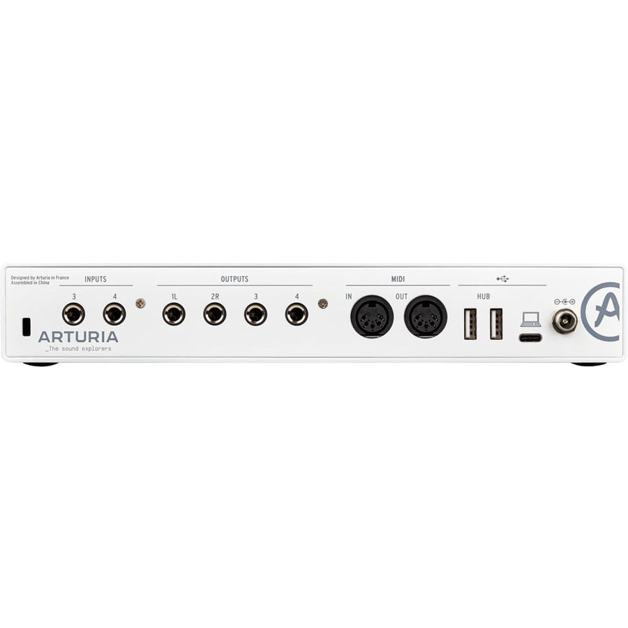 Arturia MiniFuse 4 White, USB/MIDI Audio Interface & Software Bundle