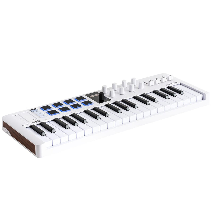 Arturia MiniLab 37 White, USB Controller Keyboard + Komplete Select