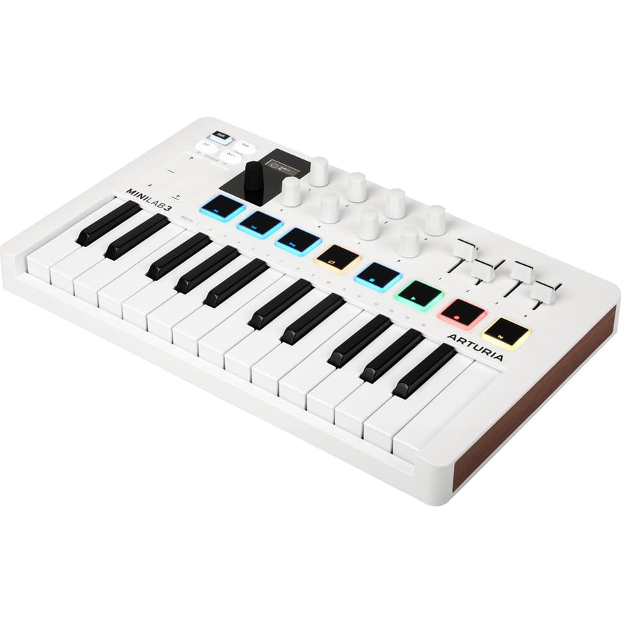 Arturia MiniLab MK3 White 25 Key USB Controller Keyboard + Komplete Select
