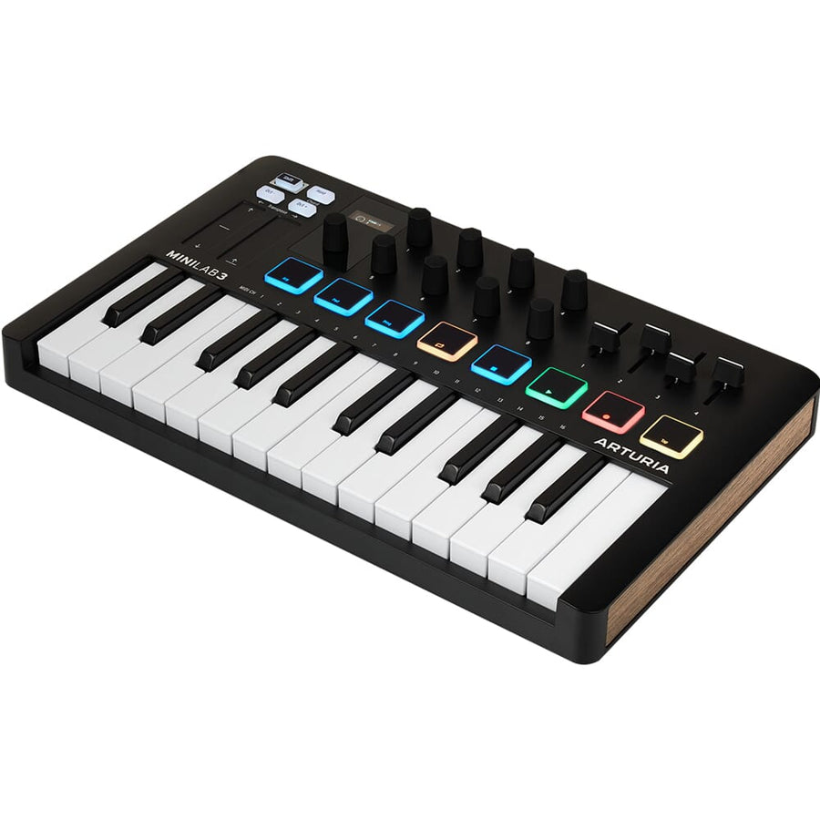 Arturia MiniLab MK3 Black 25 Key USB Controller Keyboard + Komplete Select