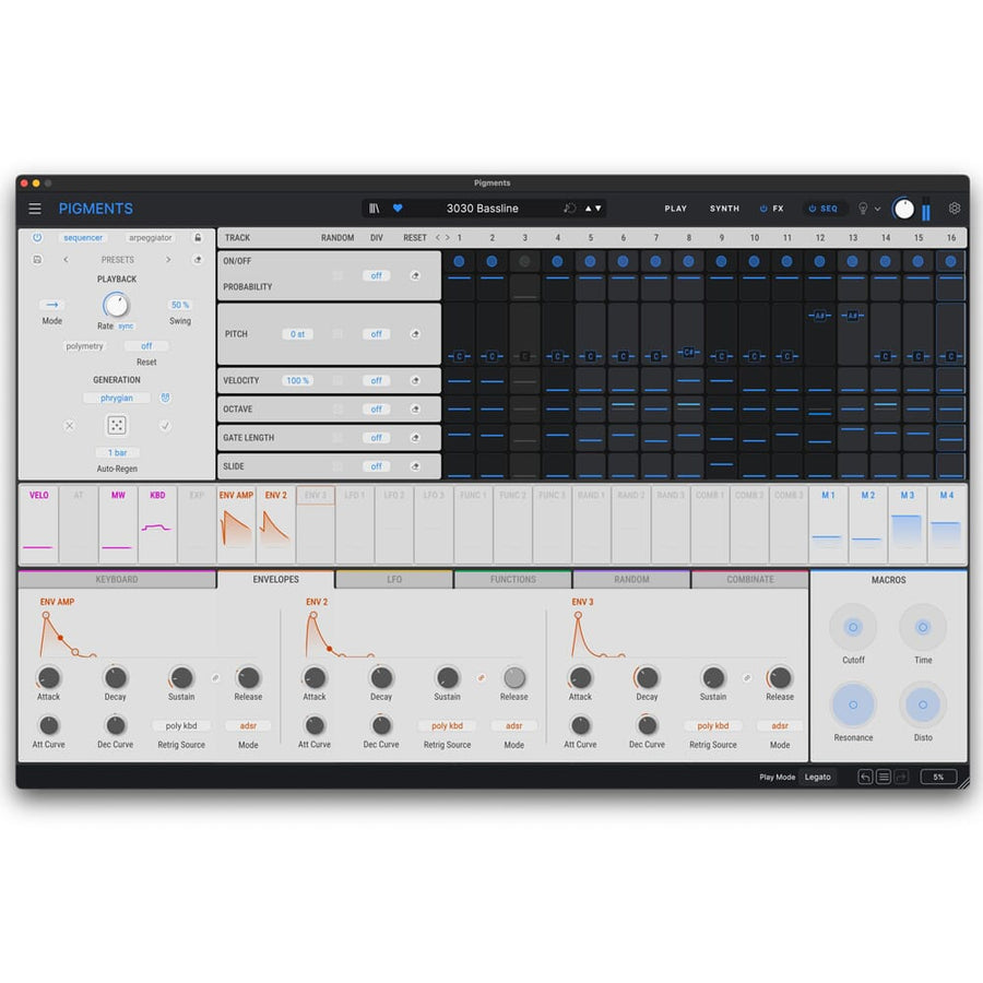 Arturia Pigments 7 Wavetable Software Synth, Software Download