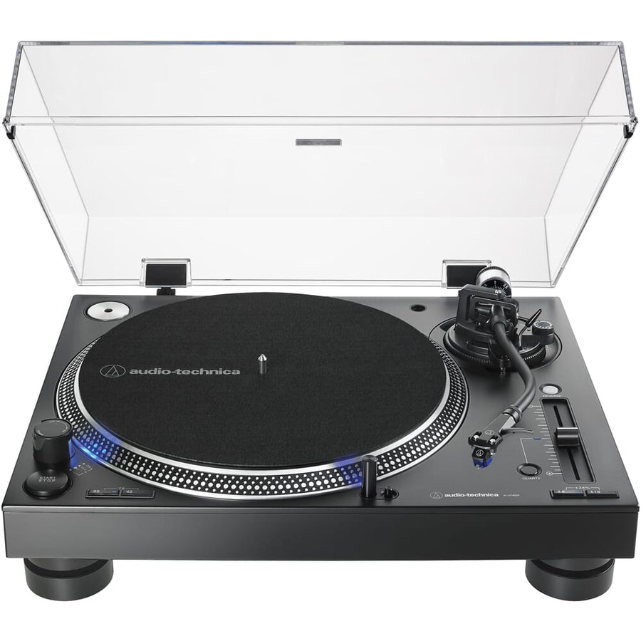 Audio Technica AT-LP140XP Black, Direct Drive DJ Turntables (Pair)