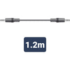 AV:Link Minijack Aux cable, 1.2mtr Length